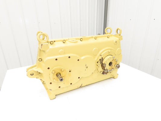 Kone Cranes HSC31802F-100 Gear Reducer 103.23:1 Gearbox Parallel Hollow Shaft