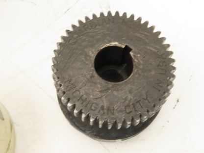 Dayton 4Z617B Gearbox 17.5:1 Speed Reducer 1/2Hp 99 RPM 12VDC 39A 454in/lbs