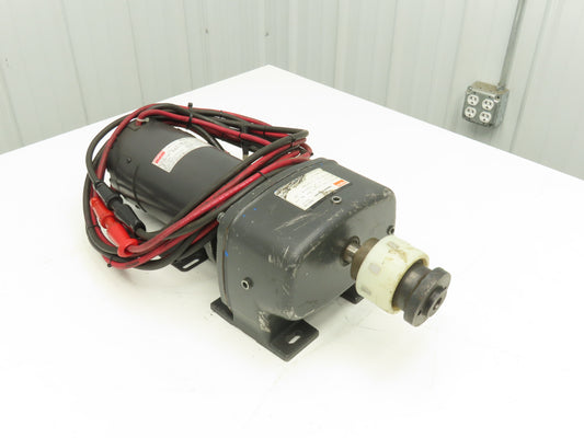 Dayton 4Z617B Gearbox 17.5:1 Speed Reducer 1/2Hp 99 RPM 12VDC 39A 454in/lbs