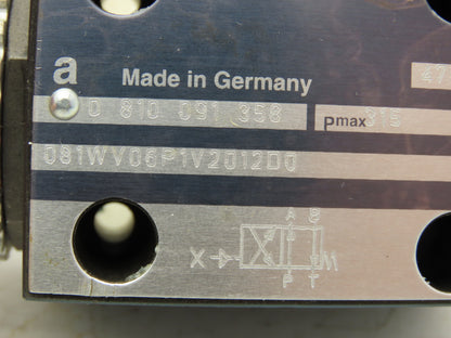 Bosch 081WV06P1V2012D0 Directional Control Solenoid Valve 0 810 091 358