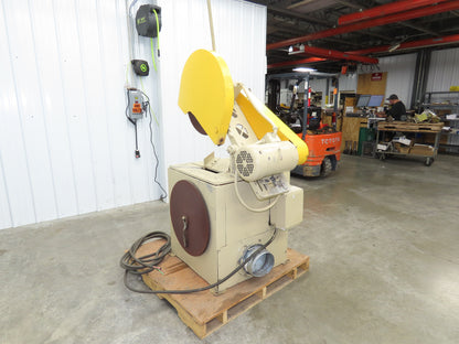 Everett 16-MIT Cut Off Abrasive Metal Saw 16" Blade Exhaust Blower 10Hp 3210 RPM