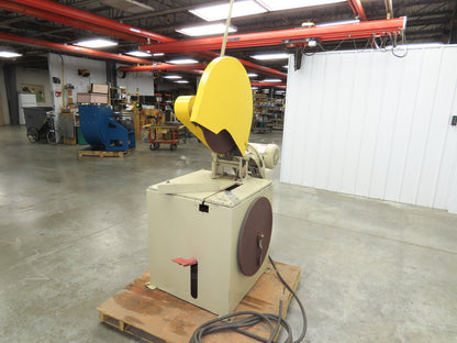 Everett 16-MIT Cut Off Abrasive Metal Saw 16" Blade Exhaust Blower 10Hp 3210 RPM