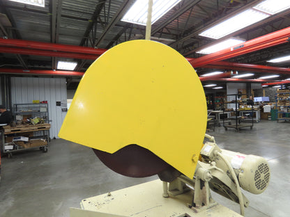 Everett 16-MIT Cut Off Abrasive Metal Saw 16" Blade Exhaust Blower 10Hp 3210 RPM