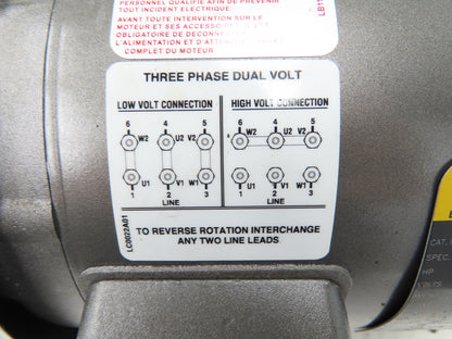 Dodge Quantis BF383CN140TC Gearbox 21.8 Reducer 66rpm 1Hp 140TC 3PH Gearmotor