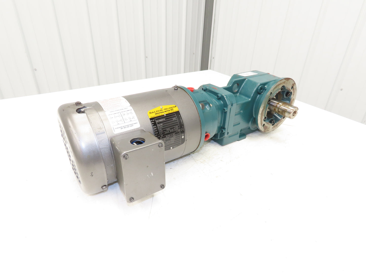 Dodge Quantis BF383CN140TC Gearbox 21.8 Reducer 66rpm 1Hp 140TC 3PH Gearmotor