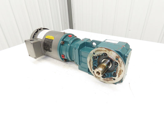 Dodge Quantis BF383CN140TC Gearbox 21.8 Reducer 66rpm 1Hp 140TC 3PH Gearmotor