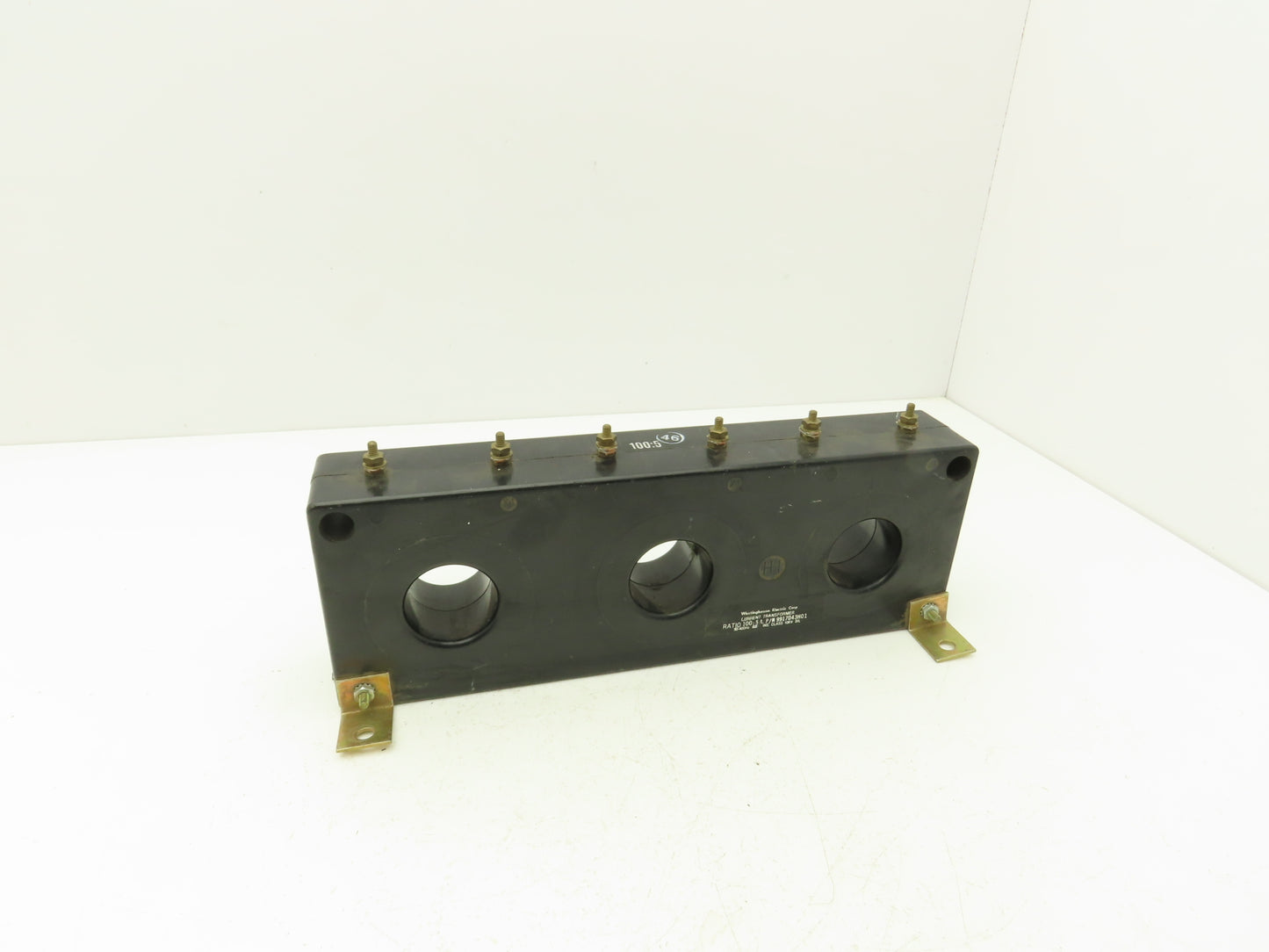 Westinghouse 9917D43H01 Ratio Current Transformer 600V 10KV 50-400Hz 100:5