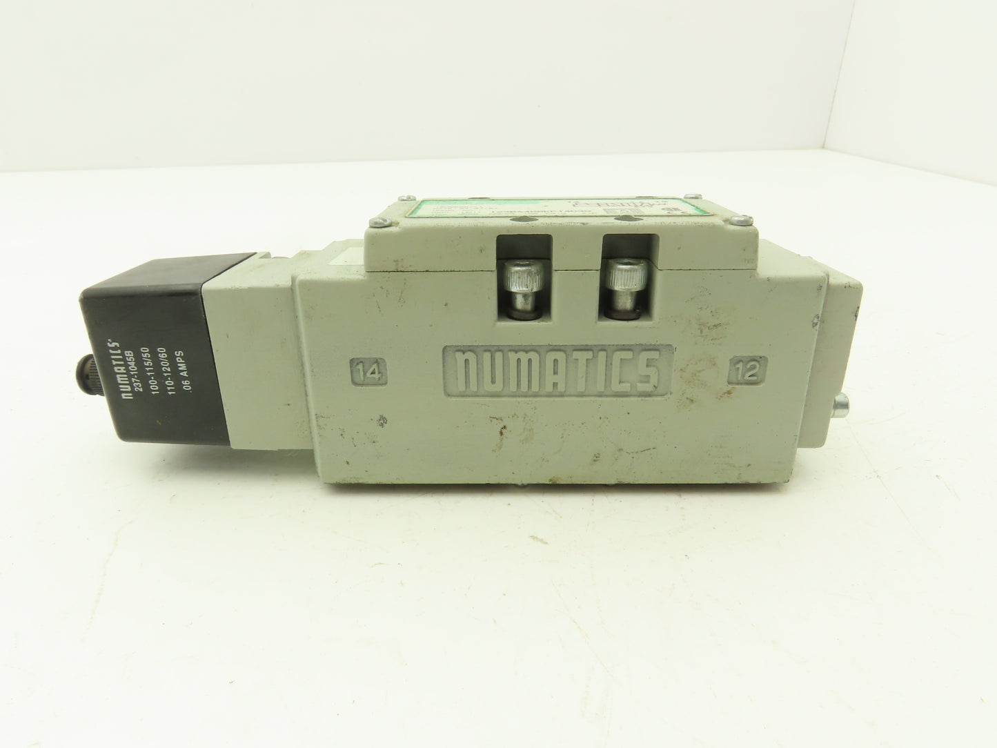 Numatics I23BA400KP14D30 Pneumatic Solenoid Valve 4/2 150psi 120VAC