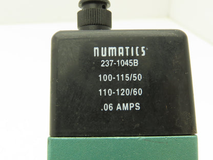 Numatics I23BA400KP14D30 Pneumatic Solenoid Valve 4/2 150psi 120VAC