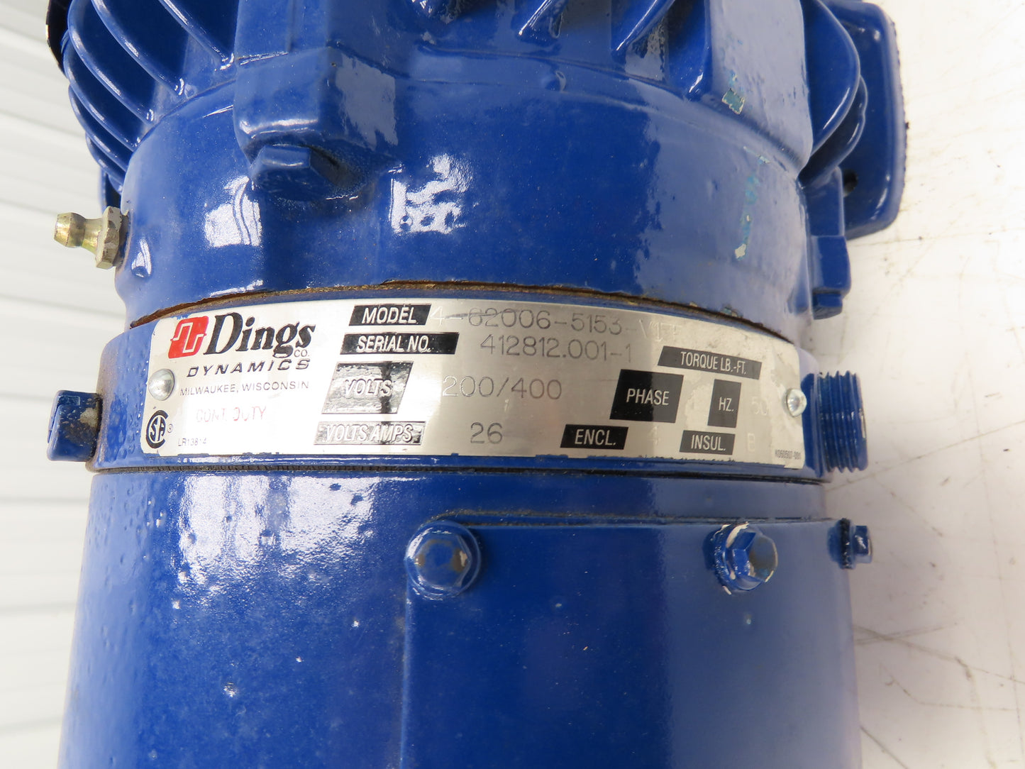 Siemens SD100 AC Motor w/Brake 1Hp 1466/1740 RPM 400/460V 3PH 145TC