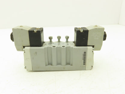 Parker H16VXXG023C Pneumatic Dual Solenoid Valve 4/2 145psi 120VAC