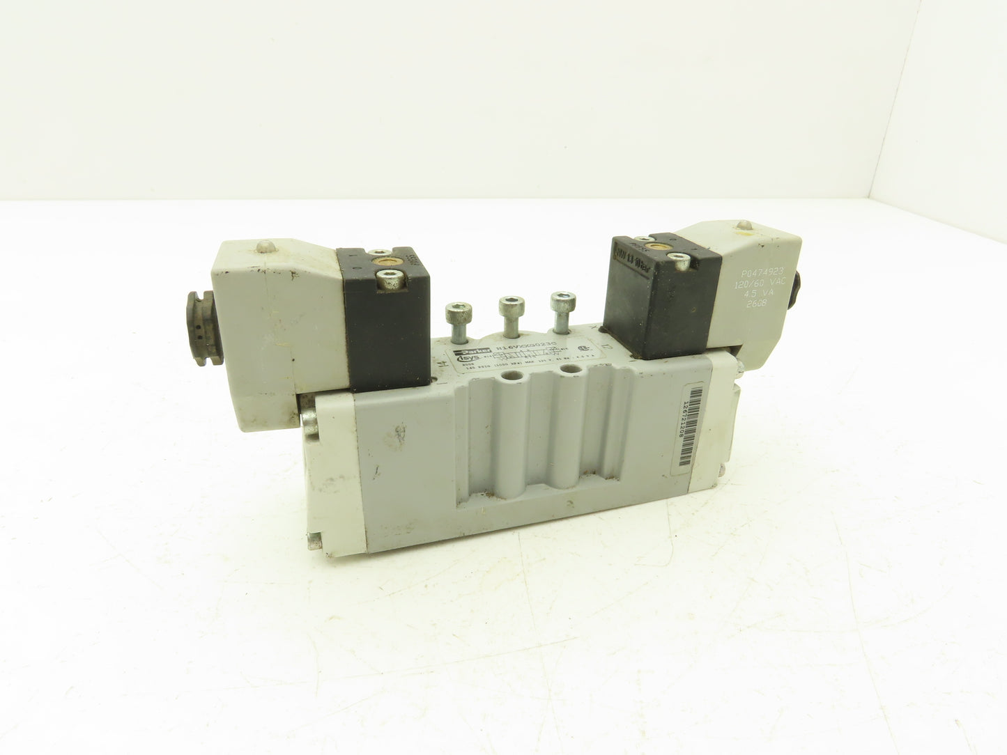 Parker H16VXXG023C Pneumatic Dual Solenoid Valve 4/2 145psi 120VAC