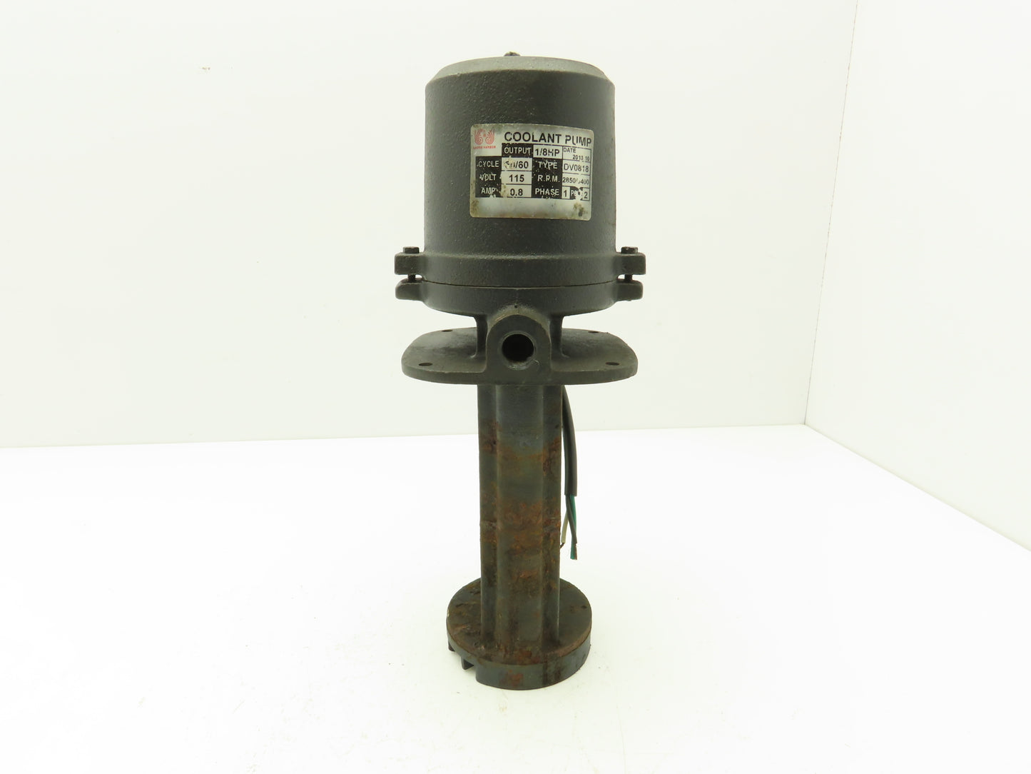 Large Harbor DV0818 Vertical Coolant Oil Pump 1/8Hp 115V 1PH 3/8" Outlet