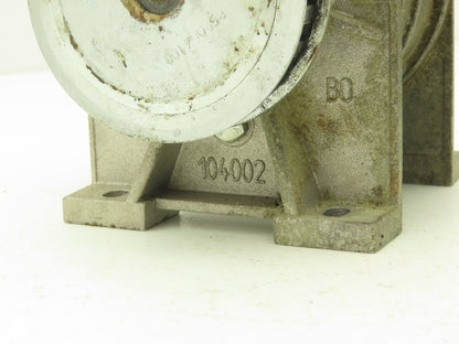 STM RMI 40 S Worm Gearbox 15:1 Reducer 0.29Hp Hollow Shaft w/Pulley