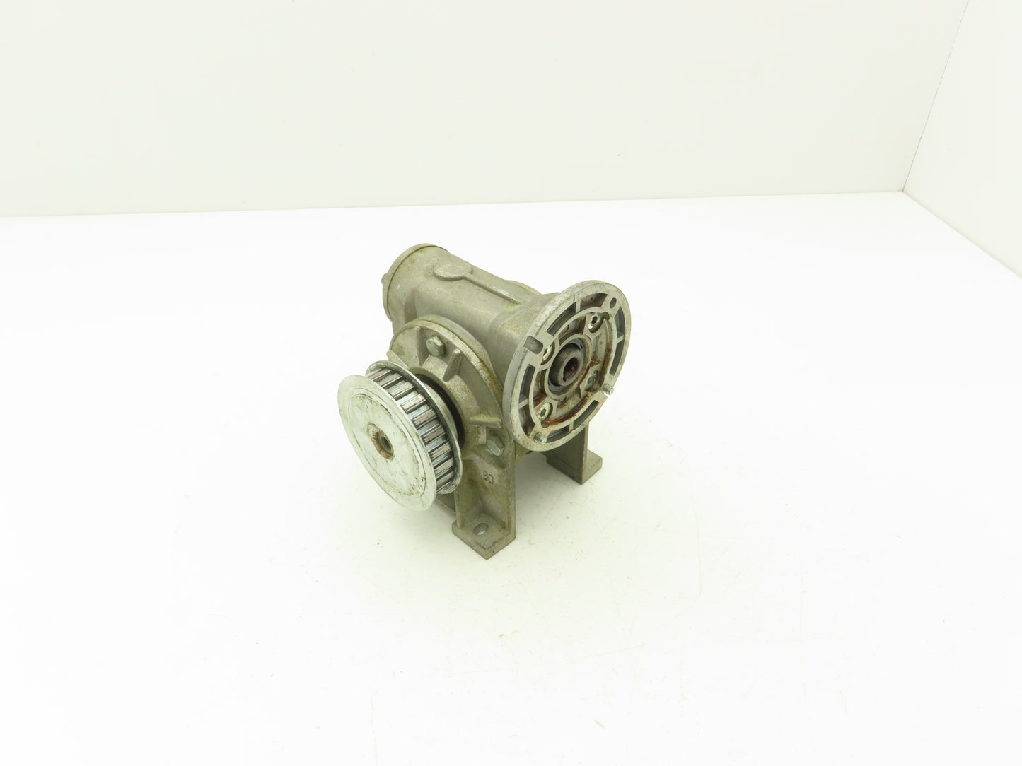 STM RMI 40 S Worm Gearbox 15:1 Reducer 0.29Hp Hollow Shaft w/Pulley