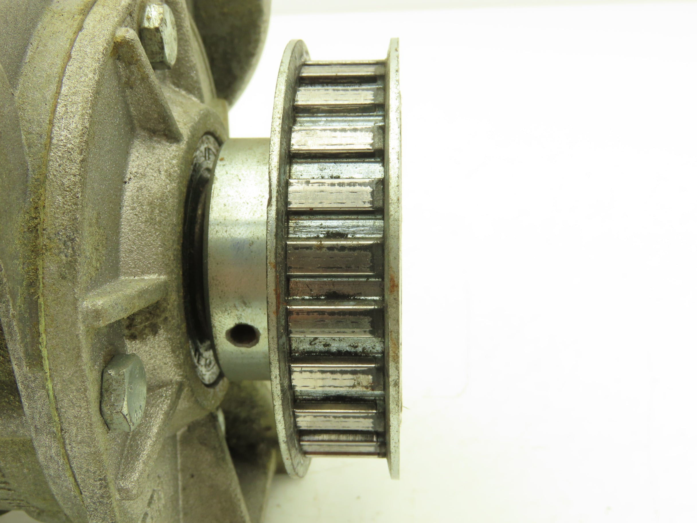Stm Rmi 110 STM RMI 40 S Worm Gearbox 15:1 Reducer 0.29Hp Hollow Shaft w/Pulley ...