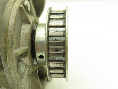 STM RMI 40 S Worm Gearbox 15:1 Reducer 0.29Hp Hollow Shaft w/Pulley