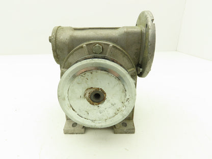 STM RMI 40 S Worm Gearbox 15:1 Reducer 0.29Hp Hollow Shaft w/Pulley