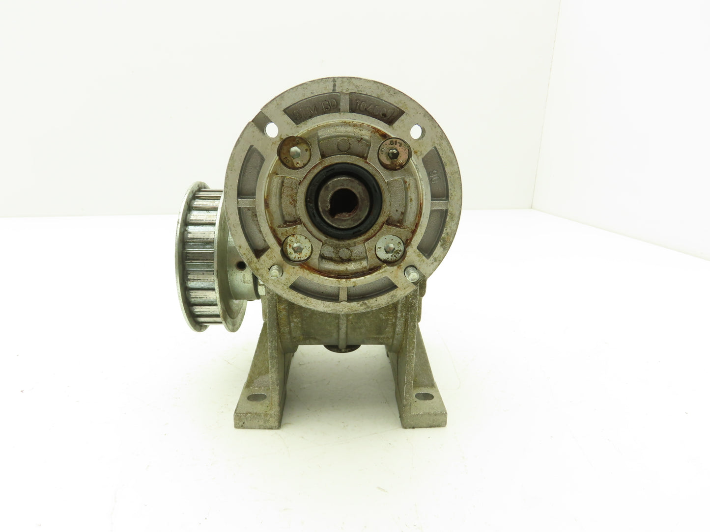 STM RMI 40 S Worm Gearbox 15:1 Reducer 0.29Hp Hollow Shaft w/Pulley
