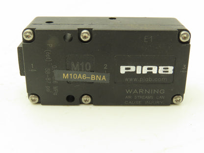 Piab M10A6-BNA Mini Pneumatic Vacuum Suction Pump 1/8" X 1/4" NPT M10
