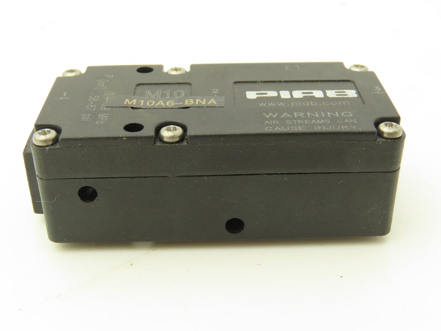 Piab M10A6-BNA Mini Pneumatic Vacuum Suction Pump 1/8" X 1/4" NPT M10