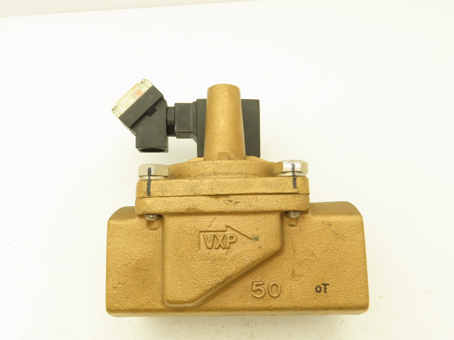 SMC VXP2390C Pneumatic Solenoid Media Valve 2-Port 2" NPT 24VDC Normally Open