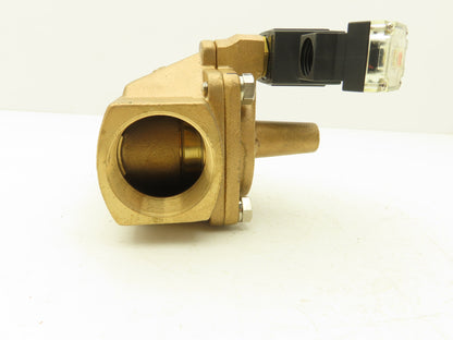 SMC VXP2390C Pneumatic Solenoid Media Valve 2-Port 2" NPT 24VDC Normally Open