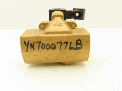 SMC VXP2390C Pneumatic Solenoid Media Valve 2-Port 2" NPT 24VDC Normally Open