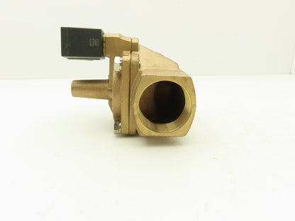 SMC VXP2390C Pneumatic Solenoid Media Valve 2-Port 2" NPT 24VDC Normally Open