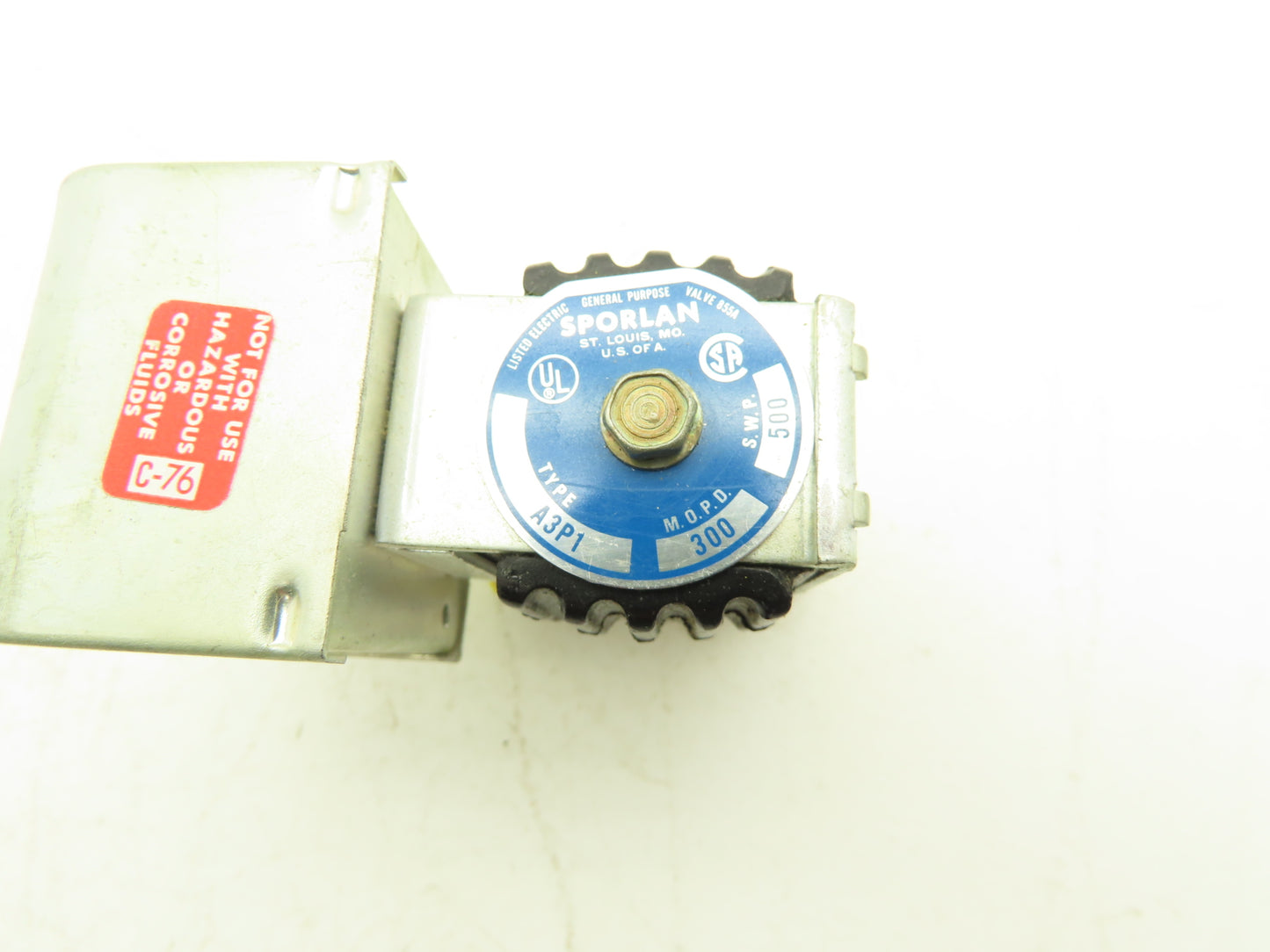 Sporlan A3P1 Solenoid Valve Less Coil 3/8"NPTF R12-1.0 Ton R22-1.5 Ton for MKC-1