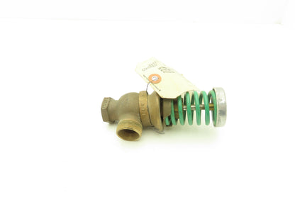 Johnson Controls V-3752-6007 1/2" Steam Union Angle Valve 3-6 PSI *READ*