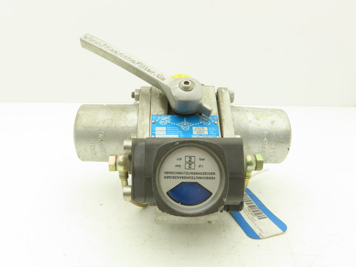 Friedrichs 4.225-20.060.2.f2 Double Changeover Hydraulic Filter 16 Bar 1" BSPP