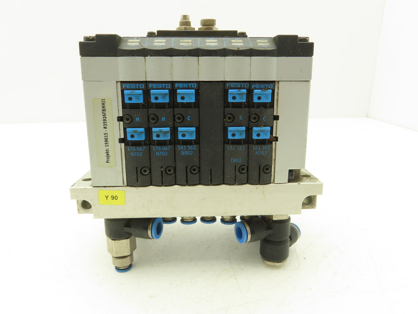 Festo CPV14-GE-FB-6 Solenoid Valve 6-Station Manifold 24VDC