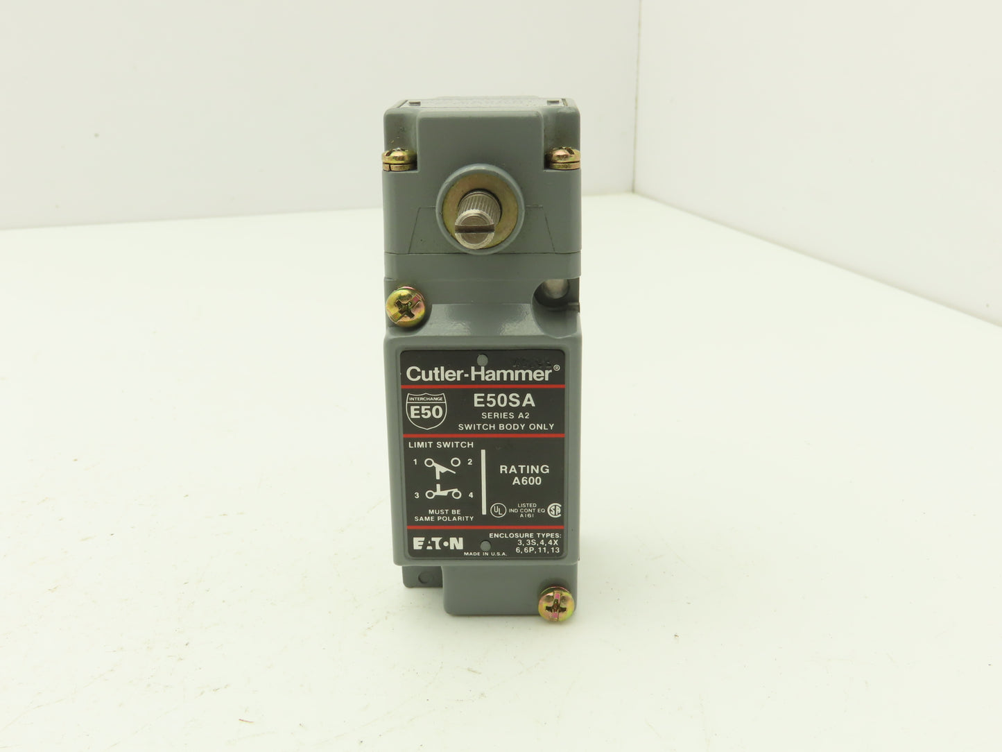 Cutler Hammer E50SA Limit Switch Interchange E50 Series A2 5° Pretravel Head