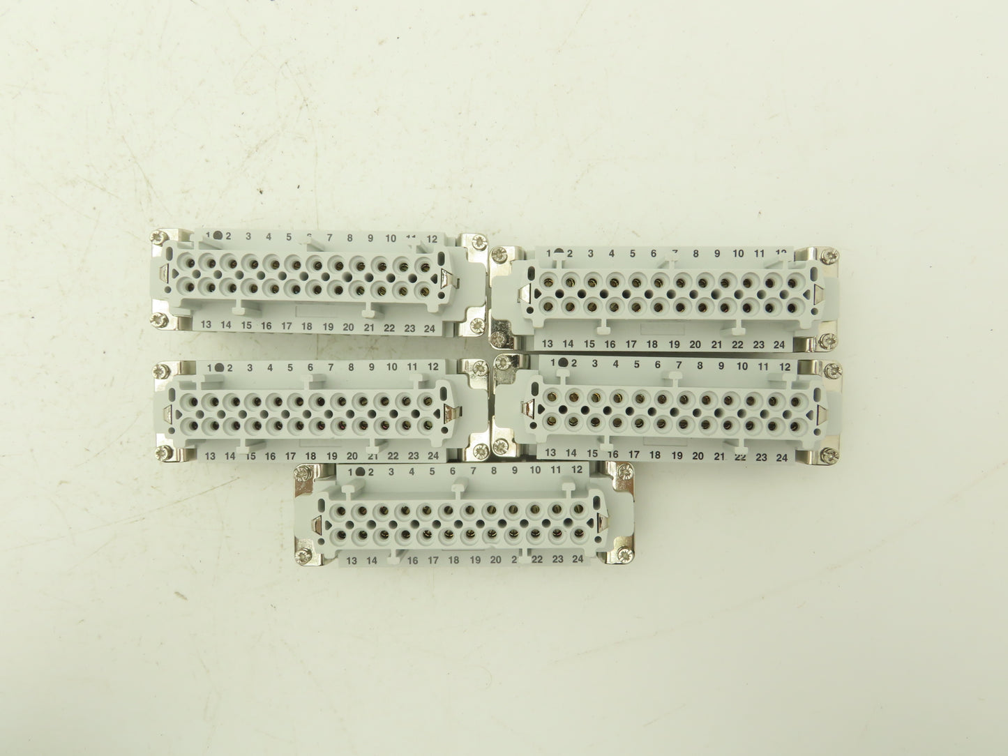 Thomas&Betts FS 124B 12-Pin Female Insert 16A 600V Lot of 5