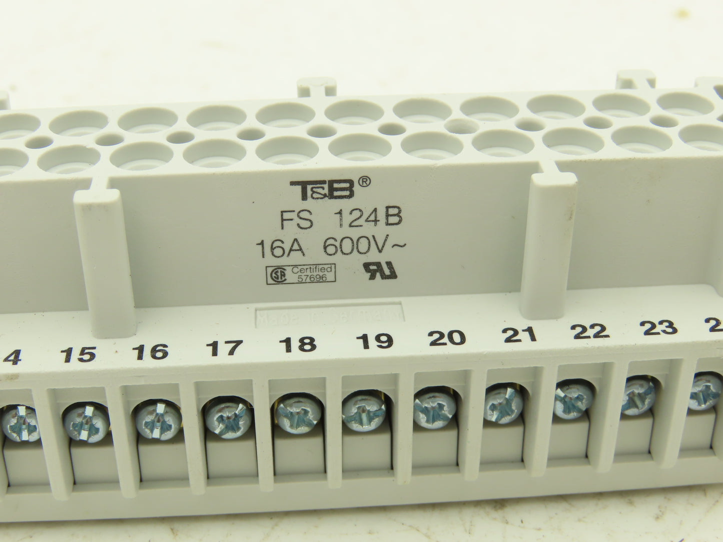 Thomas&Betts FS 124B 12-Pin Female Insert 16A 600V Lot of 5