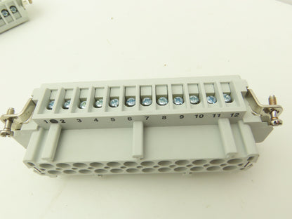 Thomas&Betts FS 124B 12-Pin Female Insert 16A 600V Lot of 5