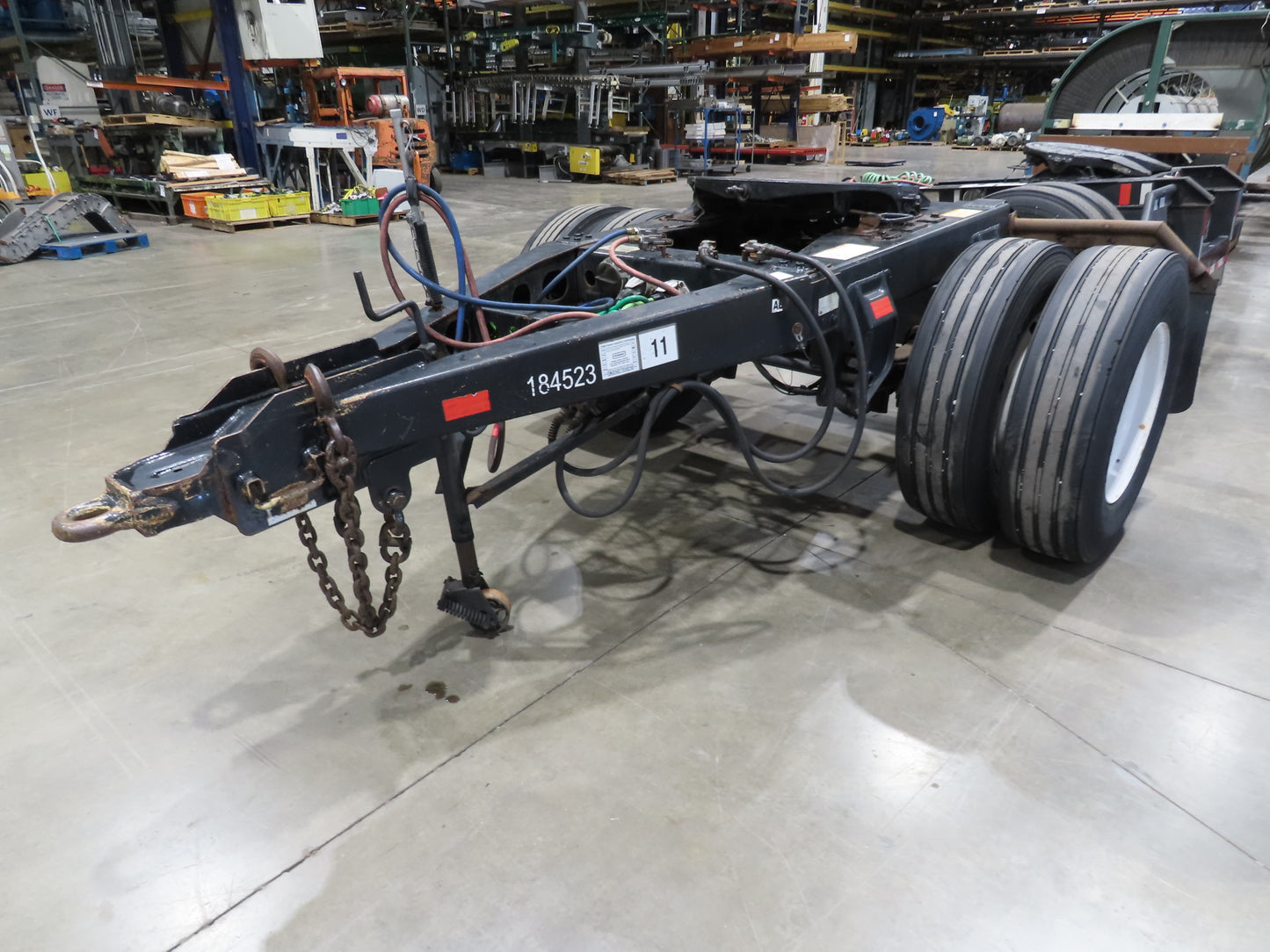 Great Dane Convertor Dolly 25000lbs Semi Truck Trailer Single Axle ABS Spring