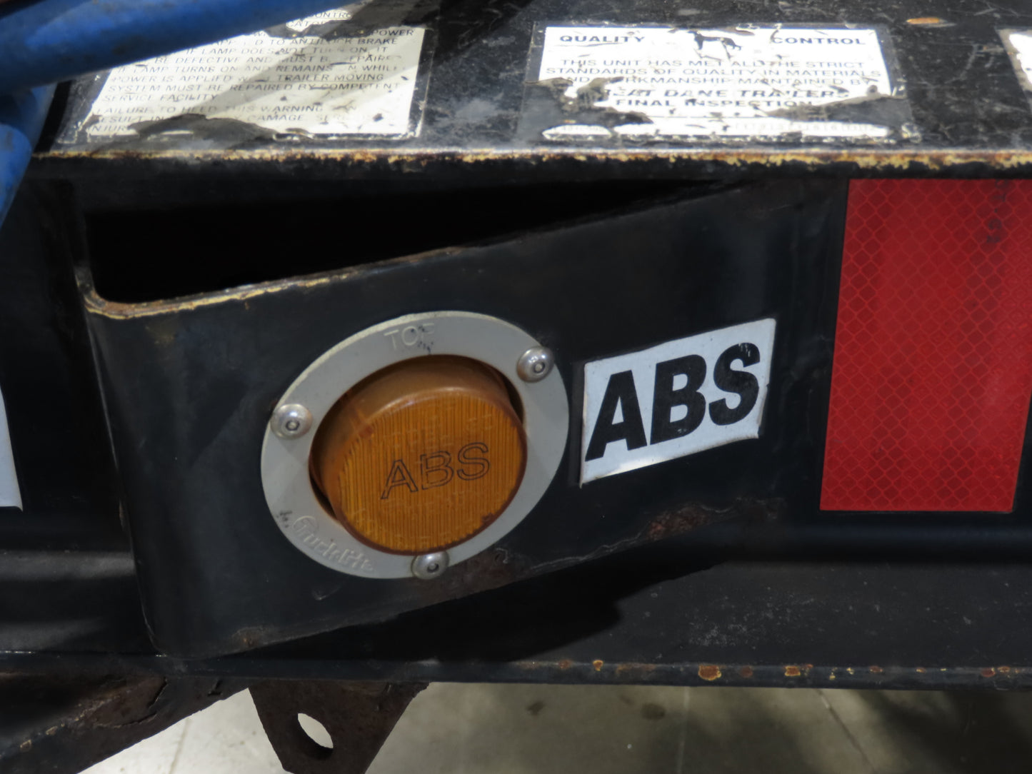 Great Dane Convertor Dolly 25000lbs Semi Truck Trailer Single Axle ABS Spring