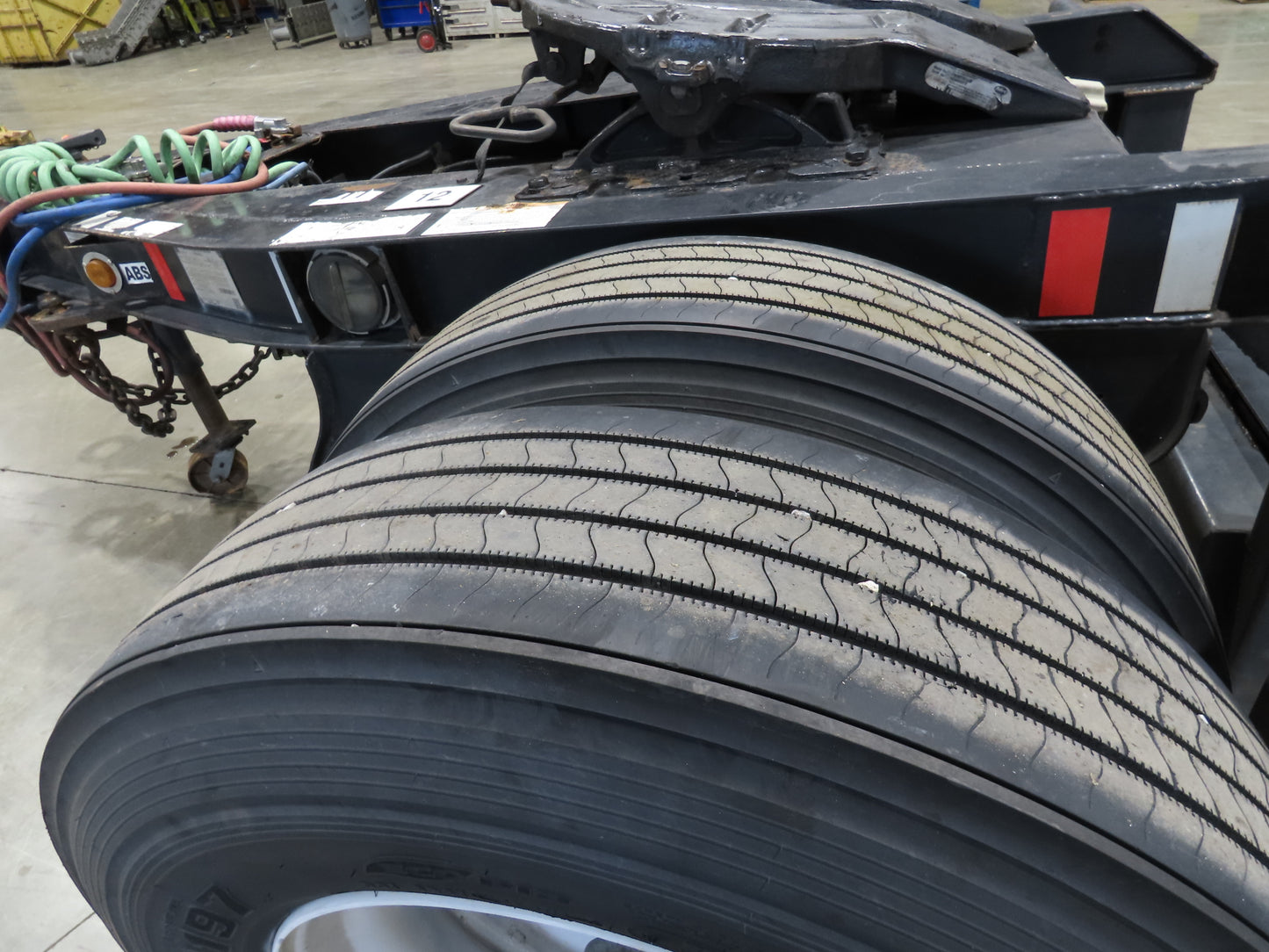 Great Dane Convertor Dolly 25000lbs Semi Truck Trailer Single Axle ABS Spring