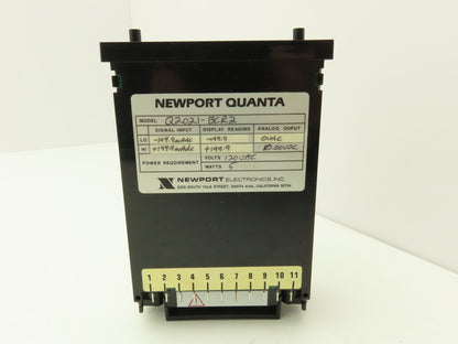 Newport Quanta Q2021-BCR2 Digital Voltmeter 4 Digit LED Display Module 120VAC