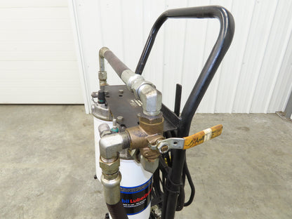 Des Case Portable Oil Filter Cart 5GPM 120V 3/4 Hp Dual Filters Drum Pump