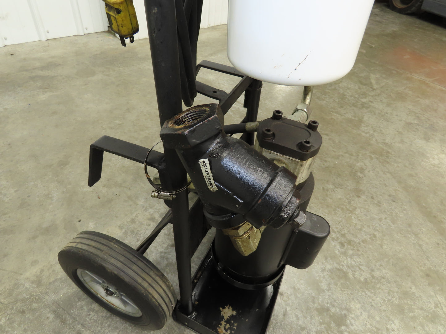 Des Case Portable Oil Filter Cart 5GPM 120V 3/4 Hp Dual Filters Drum Pump