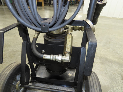 Des Case Portable Oil Filter Cart 5GPM 120V 3/4 Hp Dual Filters Drum Pump