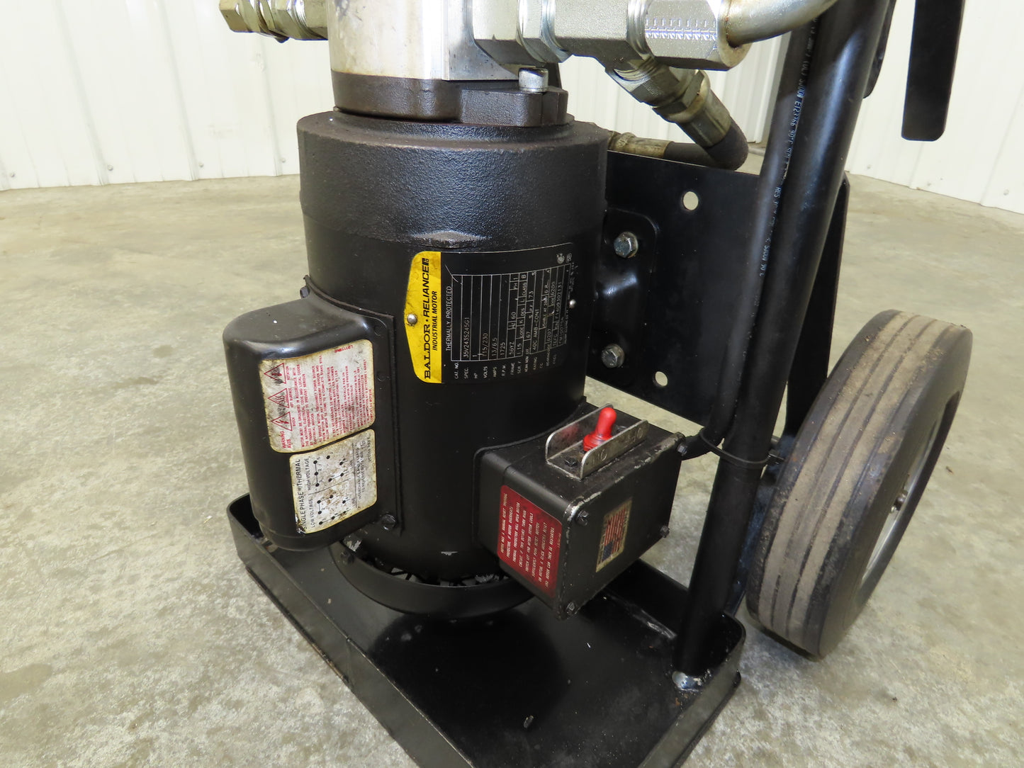 Des Case Portable Oil Filter Cart 5GPM 120V 3/4 Hp Dual Filters Drum Pump