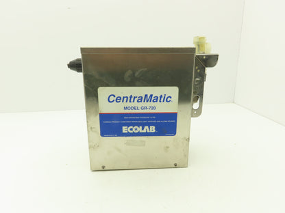 Ecolab GR-720 CentraMatic Detergent Chemical Soap Dispensing Pump 120VAC