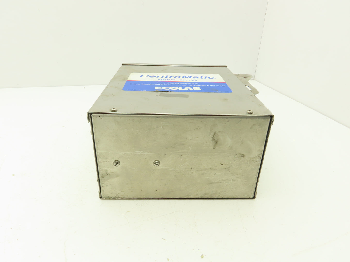 Ecolab GR-720 CentraMatic Detergent Chemical Soap Dispensing Pump 120VAC