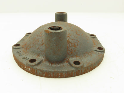 ITT Hoffman 10407 06 81501 Thermostatic Steam Trap Cover 1/2" NPT 7-1/4" OD