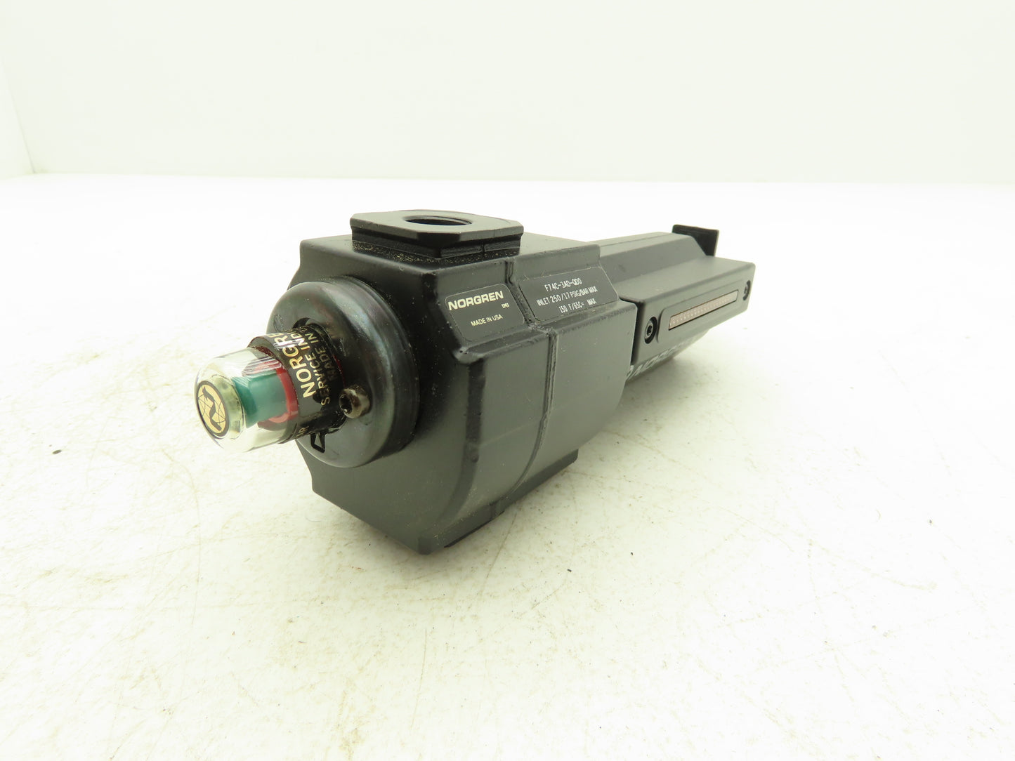 Norgren F74C-3AD-QD0 Pneumatic Air Coalescing Line Filter 3/8" NPT 250PSI