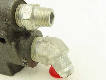 6041011002 Hydraulic Priority Valve 3/4" NPT 1/2" NPT Cast Iron